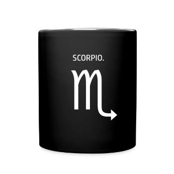 Signe du zodiaque Horoscope Scorpion Signe du zodiaque Du Scorpion - Mug uni - noir - Devant