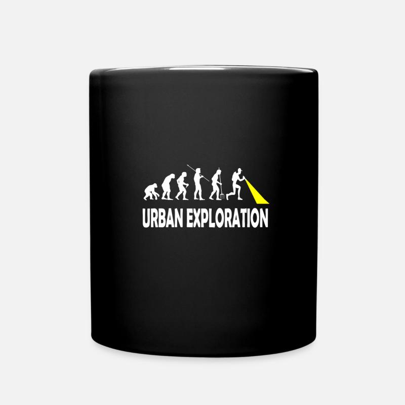 Urban exploration Urbexing Lost Places - Tasse einfarbig - Schwarz