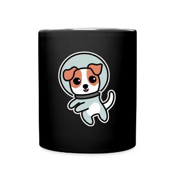 Cosmonaute Jack Russell Terrier Dog Lover Pupp - Mug uni - noir - Devant