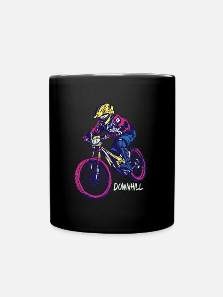 Downhill - Tasse einfarbig - Schwarz