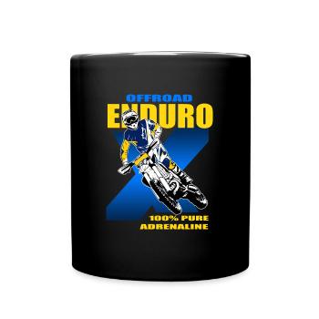 Enduro Tout-terrain - Mug uni - noir - Devant