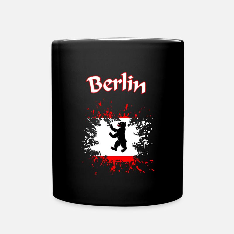 Berlin - Tasse einfarbig - Schwarz