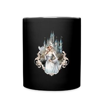 Goth Girl Gothic Prinzessin Mystisch Horror - Tasse einfarbig - Schwarz - Vorne