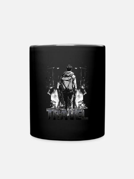 Travel Lost Places Reisen - Tasse einfarbig - Schwarz