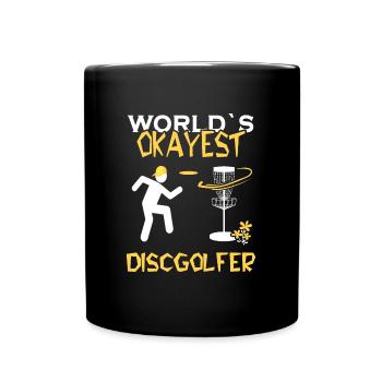 Frisbee Ultimate-Frisbee Discgolfer Frisbee - Full Colour Mug - black - Front