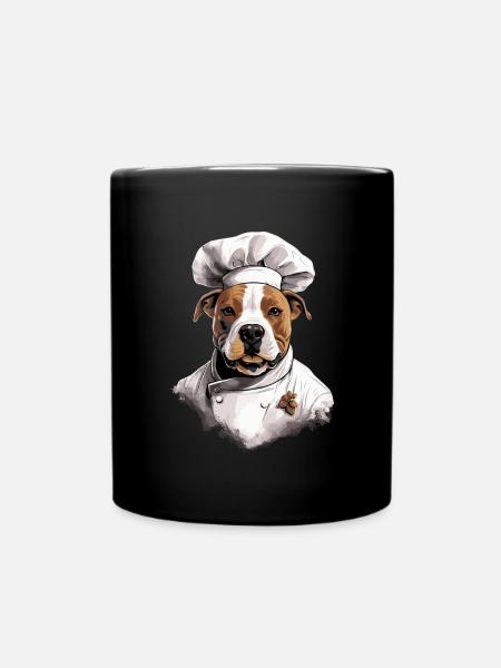 American Staffordshire Terrier Cuisinier - Mug uni - noir