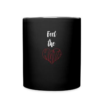 Feel The Hate Stop Hate Anti Hate - Full Colour Mug - black - Front