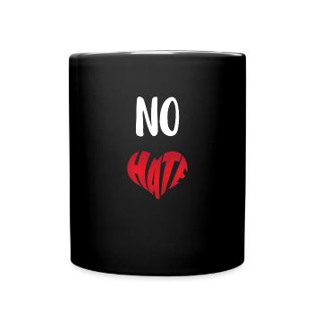 Pas de haine Aversion Stop Haine Anti Haine - Mug uni - noir - Devant