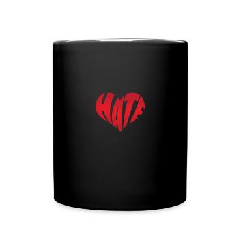 Pas de haine Aversion Stop Haine Anti Haine - Mug uni - noir - Devant