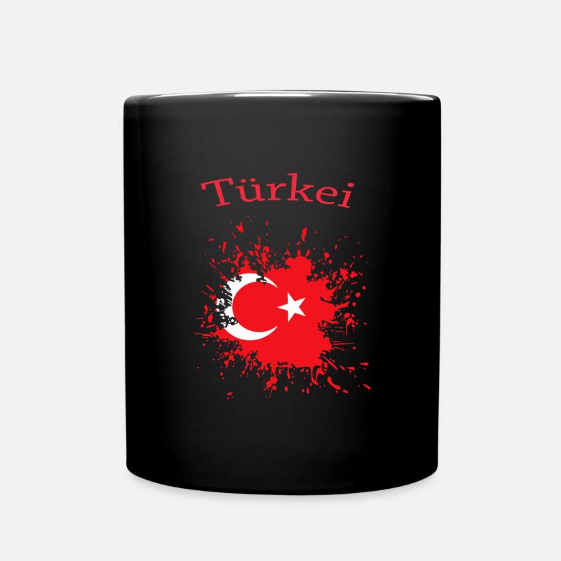 Türkei - Tasse einfarbig - Schwarz