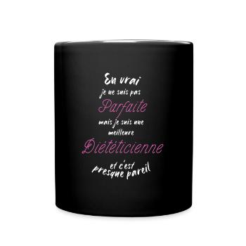 I am the best dietician - Full Colour Mug - black - Front