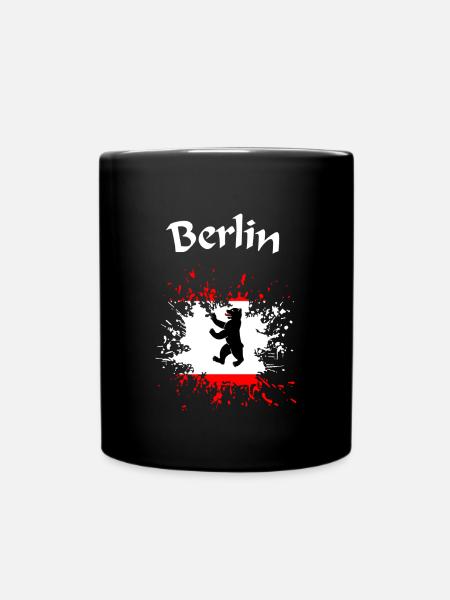 Berlin - Tasse einfarbig - Schwarz