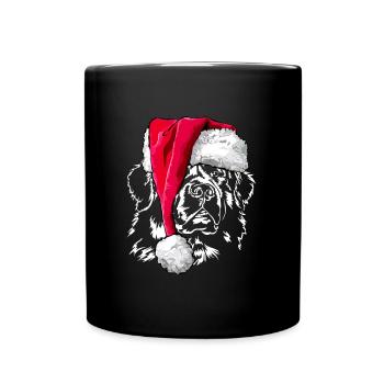 NEWFOUNDLAND - NEWFOUNDLAND Christmas present - Full Colour Mug - black - Front