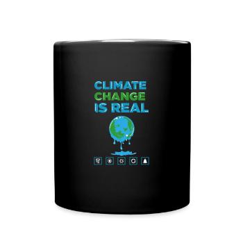 Chemise CO2 pour la protection du climat - Mug uni - noir - Devant