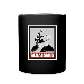 Marx, Sozialismus, Antikapitalismus, Revolution - Tasse einfarbig - Schwarz - Vorne