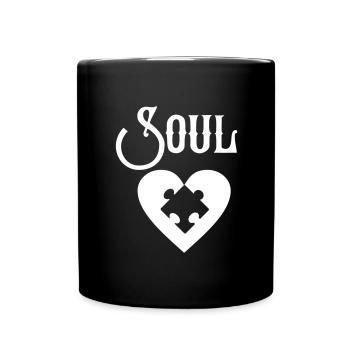 Look partenaire de Soul Mate Puzzle - Mug uni - noir - Devant