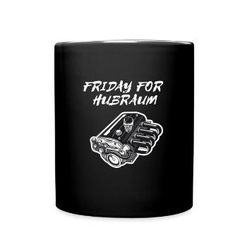 Friday for Hubraum | Gegenbewegung - Autofahrer - Tasse einfarbig - Schwarz - Vorne