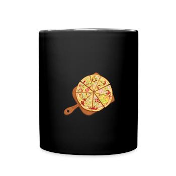 Kiwi Pizza - Pizza Kiwi - Full Colour Mug - black - Front