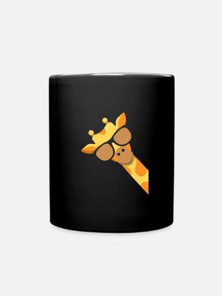 Giraffe - Tasse einfarbig - Schwarz