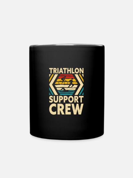 Équipe de soutien au triathlon - Mug uni - noir