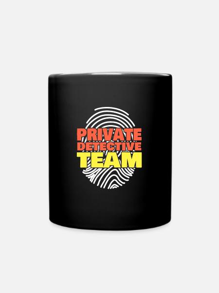 Détective privé Équipe d’enquêteur espion - Mug uni - noir