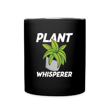 Gardener Plant Whisperer Funny Gardening Florist - Full Colour Mug - black - Front