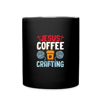 Jesus Coffee Crafting - Full Colour Mug - black - Front