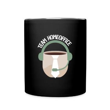 Team Home Office Sloth Home Work Gift Idea - Full Colour Mug - black - Front