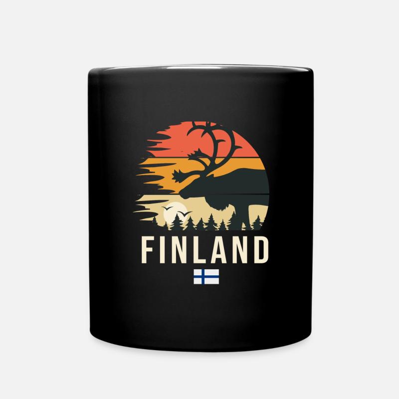 finland finlande cadeau cool - Mug uni - noir