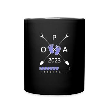 Opa 2023 - Tasse einfarbig - Schwarz - Vorne