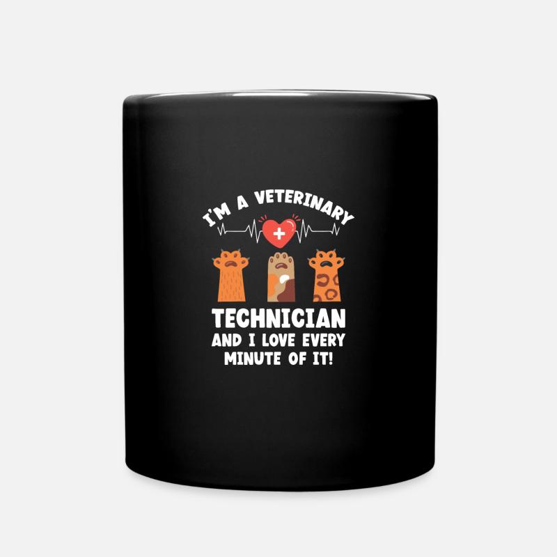 Sono un tecnico veterinario Vet Tech - Tazza monocolore - nero