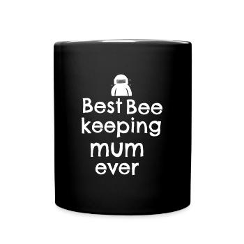 Best bee keeping mum ever - Full Colour Mug - black - Front