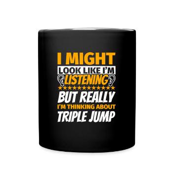 Triple jump fun gift - Full Colour Mug - black - Front