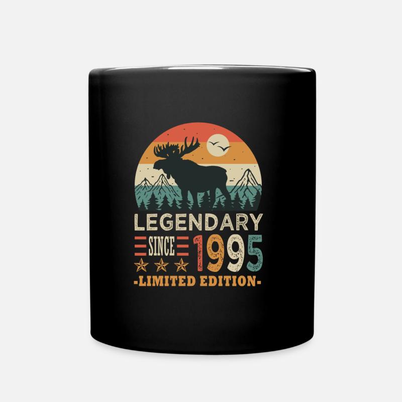 1995 legendary anniversaire Né en 1995 - Mug uni - noir