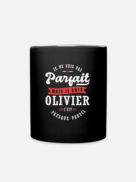 Olivier Parfait Cadeau prenom olivier - Mug uni - noir