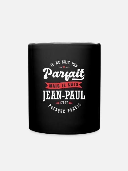 jean paul Parfait Cadeau prenom jean paul - Mug uni - noir