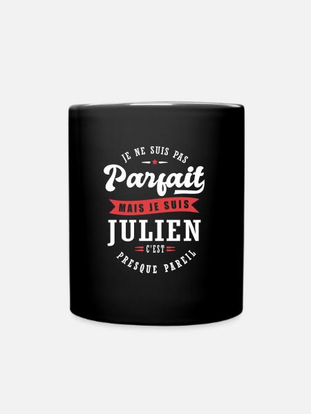 Julien Parfait Cadeau prenom julien - Mug uni - noir
