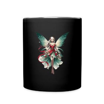 Christmas - Fairy - Full Colour Mug - black - Front