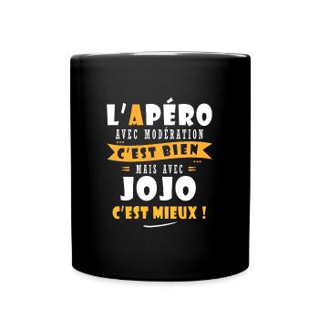 Jojo Cadeau Humour personnalisé cadeau Georges - Mug uni - noir - Devant