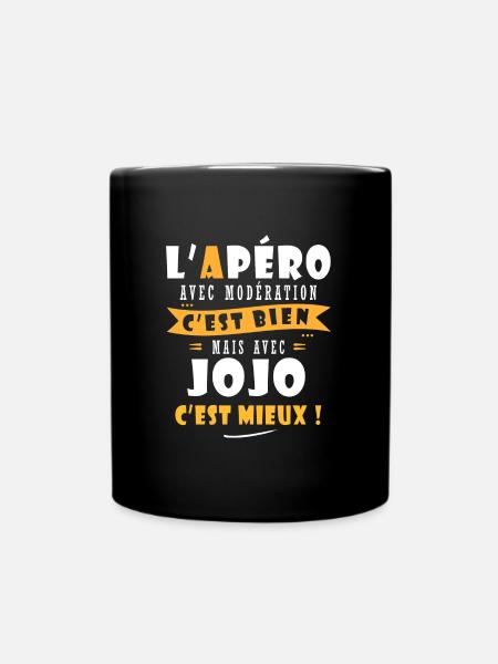 Jojo Cadeau Humour personnalisé cadeau Georges - Mug uni - noir
