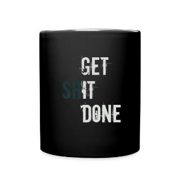 Get *It Done - Motivation Conviction Success - Full Colour Mug - black - Front