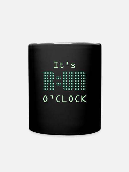 Running lunge running team running jogging marathon - Full Colour Mug - black