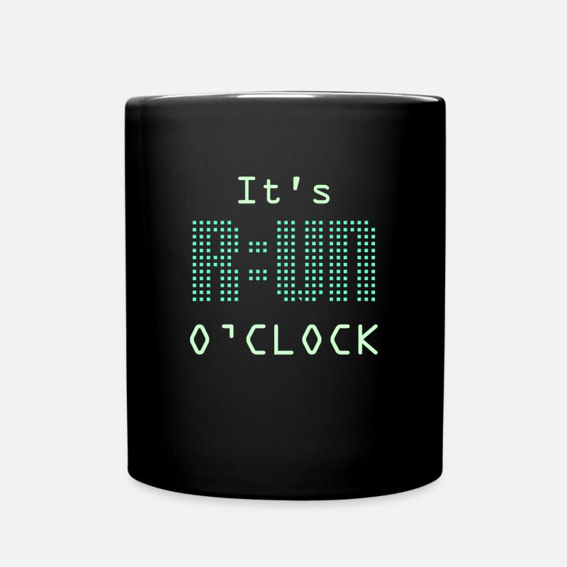 Running lunge running team running jogging marathon - Full Colour Mug - black