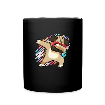 dog - Full Colour Mug - black - Front