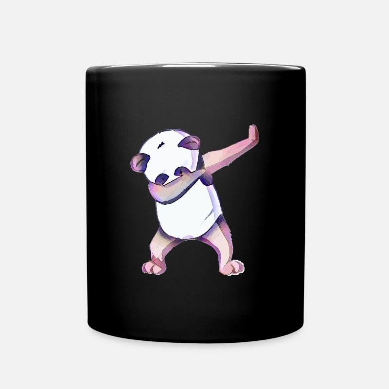 Panda - Mug uni - noir