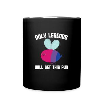 LGBT Gay Pride LGBTQ Gift - Full Colour Mug - black - Front