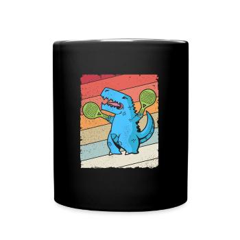 Padel Padel PlayerVintage Padeltennis Motif - Full Colour Mug - black - Front