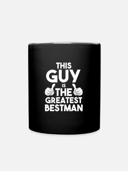 Best man Best man Gift - Full Colour Mug - black