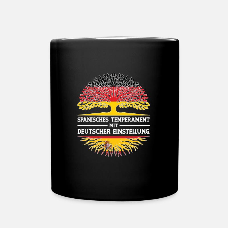 Deutscher Spanier Deutsch Geschenk - Tasse einfarbig - Schwarz
