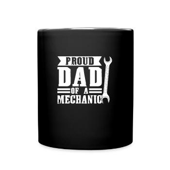Mechanic Father Mechanic Father Family Gift - Full Colour Mug - black - Front